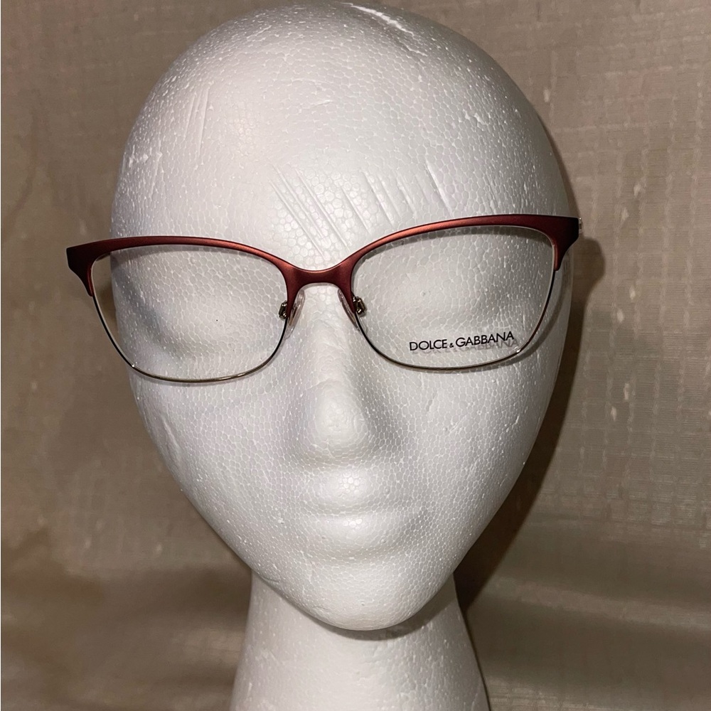 Dolce & Gabbana DG 1268 1255 54 16 140 by Pale Red Gold Eyeglasses - Picture 4 of 4